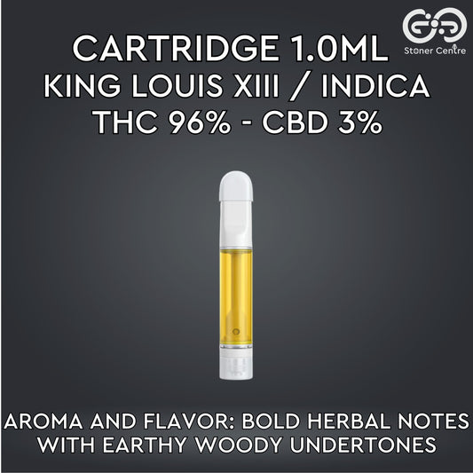 Cartridge 1.0ML | KING LOUIS XIII : INDICA (เฉพาะหัวคาร์ทไม่รวมแบต)