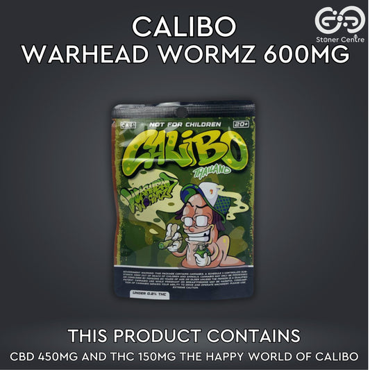 EDIBLE - CALIBO | WARHEAD WORMZ 600MG EDIBLES GUMMY INFUSED THC SNACK JELLY