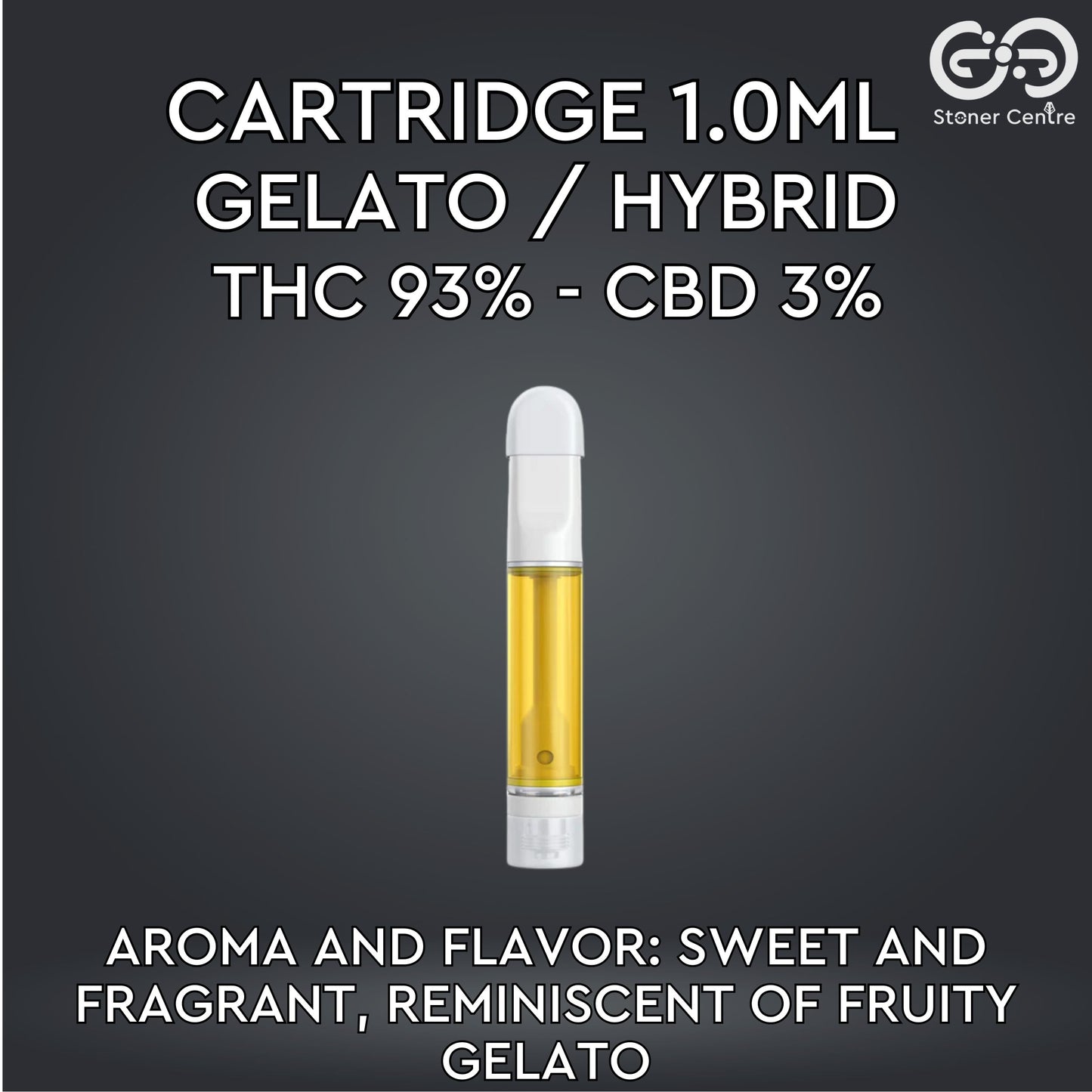 Cartridge 1.0ml | GELATO : HYBRID (เฉพาะหัวคาร์ทไม่รวมแบต)