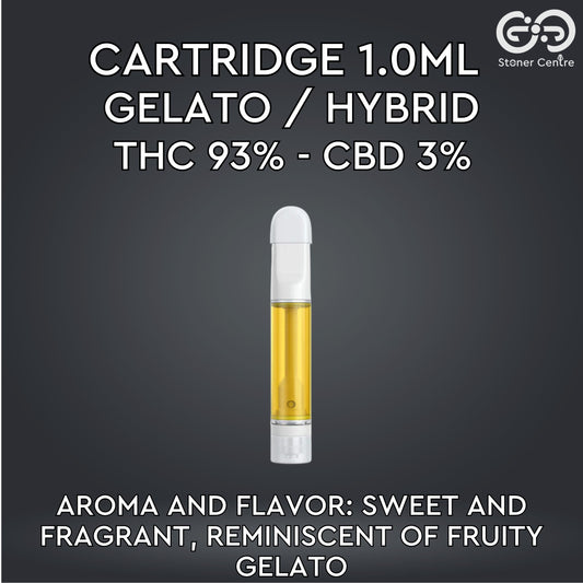 Cartridge 1.0ml | GELATO : HYBRID (เฉพาะหัวคาร์ทไม่รวมแบต)