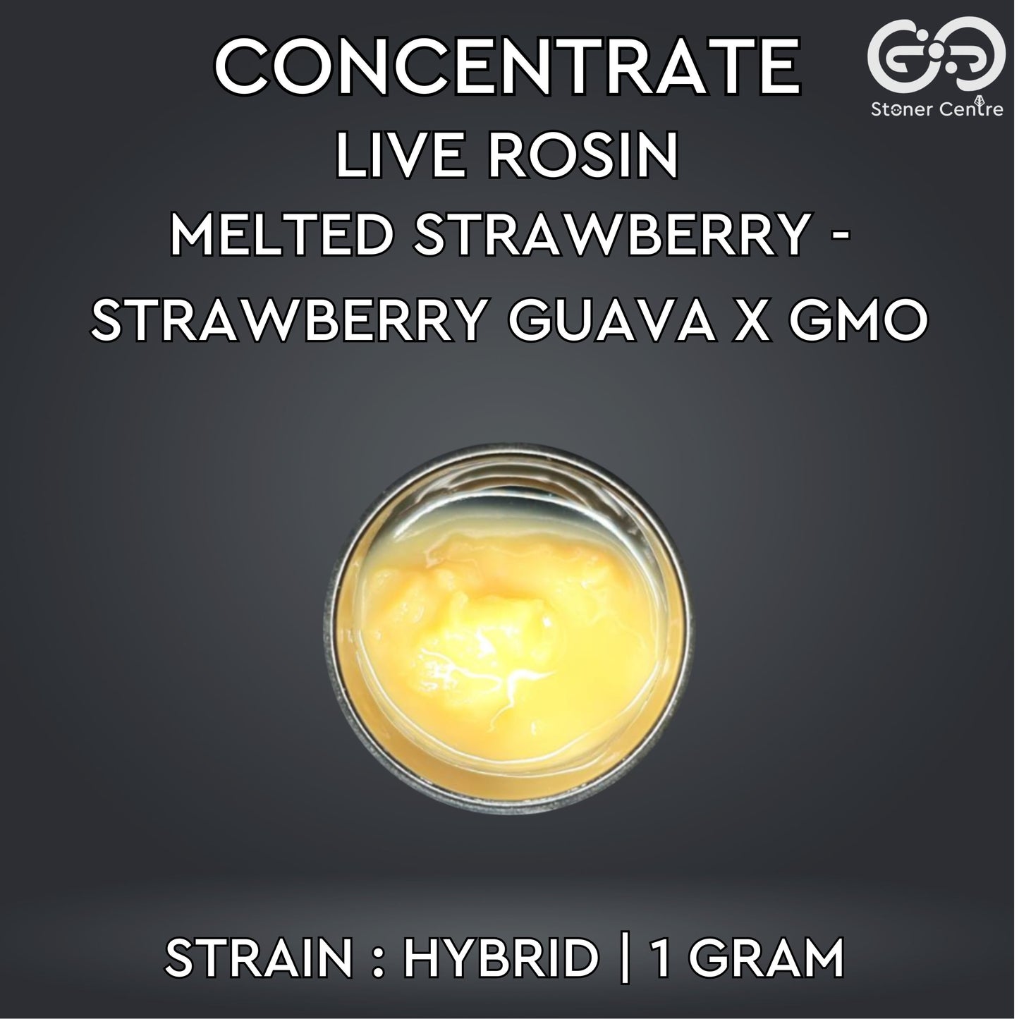 CONCENTRATE LIVE ROSIN | MELTED STRAWBERRY - STRAWBERRY GUAVA X GMO
