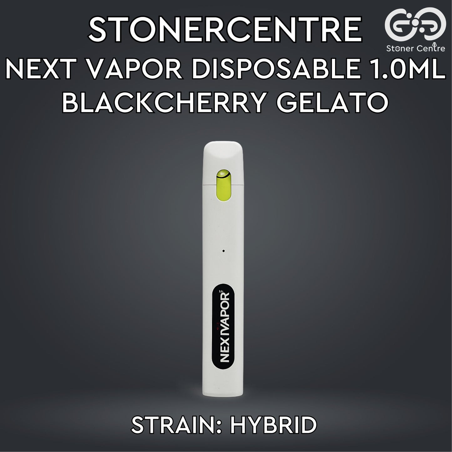 STONERCENTRE | NEXT VAPOR DISPOSABLE 1.0ML | BLACKCHERRY GELATO - HYBRID