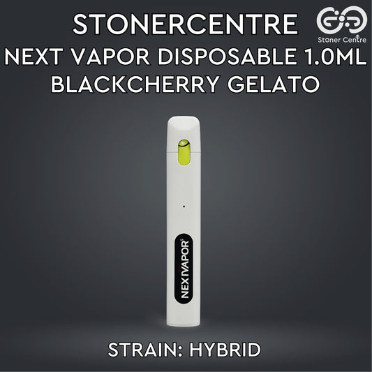 STONERCENTRE | NEXT VAPOR DISPOSABLE 1.0ML | BLACKCHERRY GELATO - HYBRID