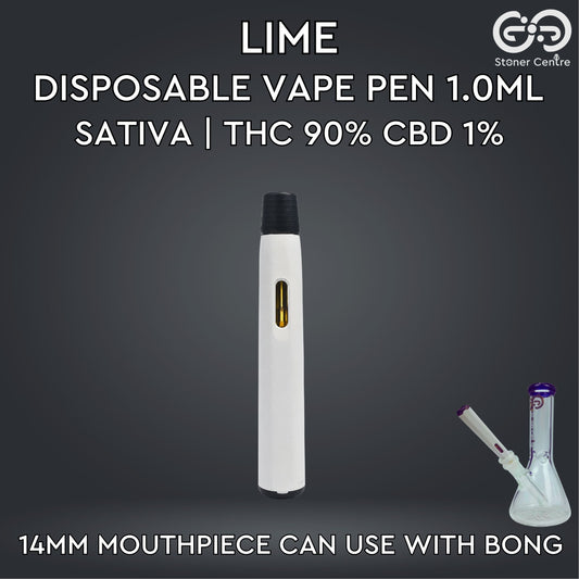 DISPOSABLE VAPE PEN 1.0ML | LIME : SATIVA