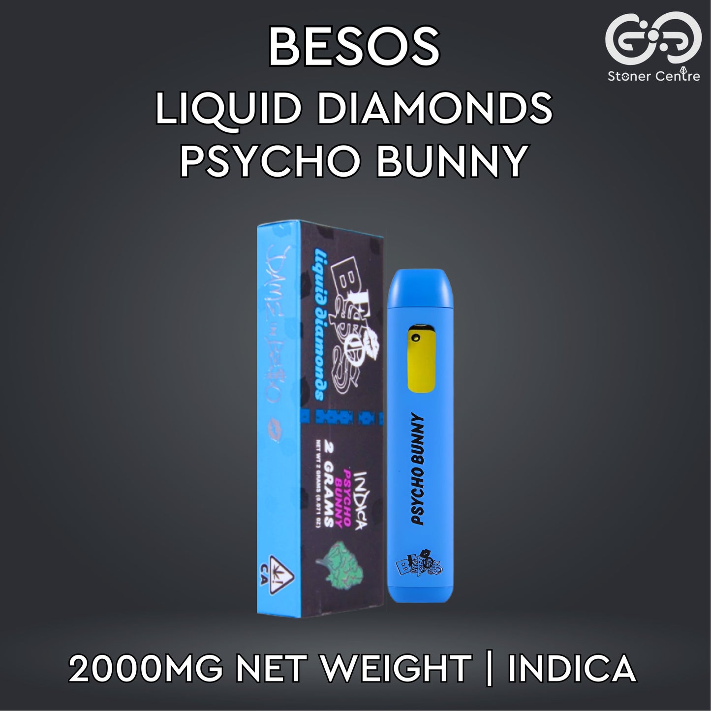 BESOS - LIQUID DIAMONDS 2.0ML | PSYCHO BUNNY : INDICA