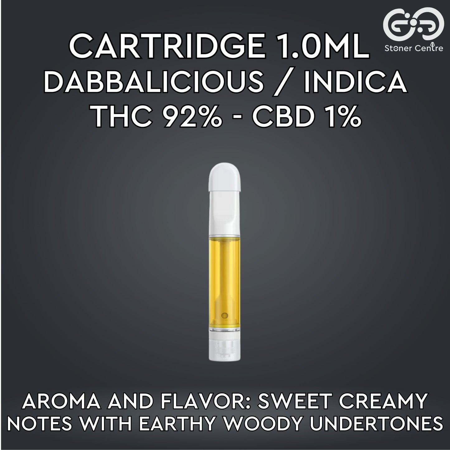 Cartridge 1.0ML | DABBALICIOUS : INDICA (เฉพาะหัวคาร์ทไม่รวมแบต)