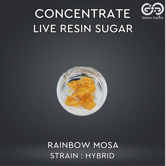 CONCENTRATE | LIVE RESIN SUGAR - RAINBOW MOSA