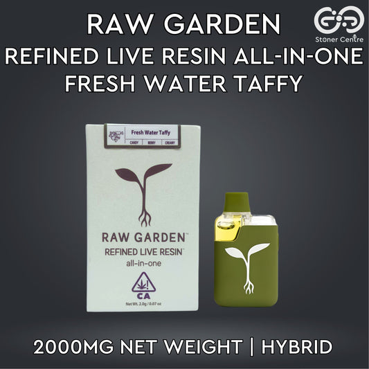 RAW GARDEN - REFINED LIVE RESIN ALL-IN-ONE 2.0ML | FRESH WATER TAFFY : HYBRID