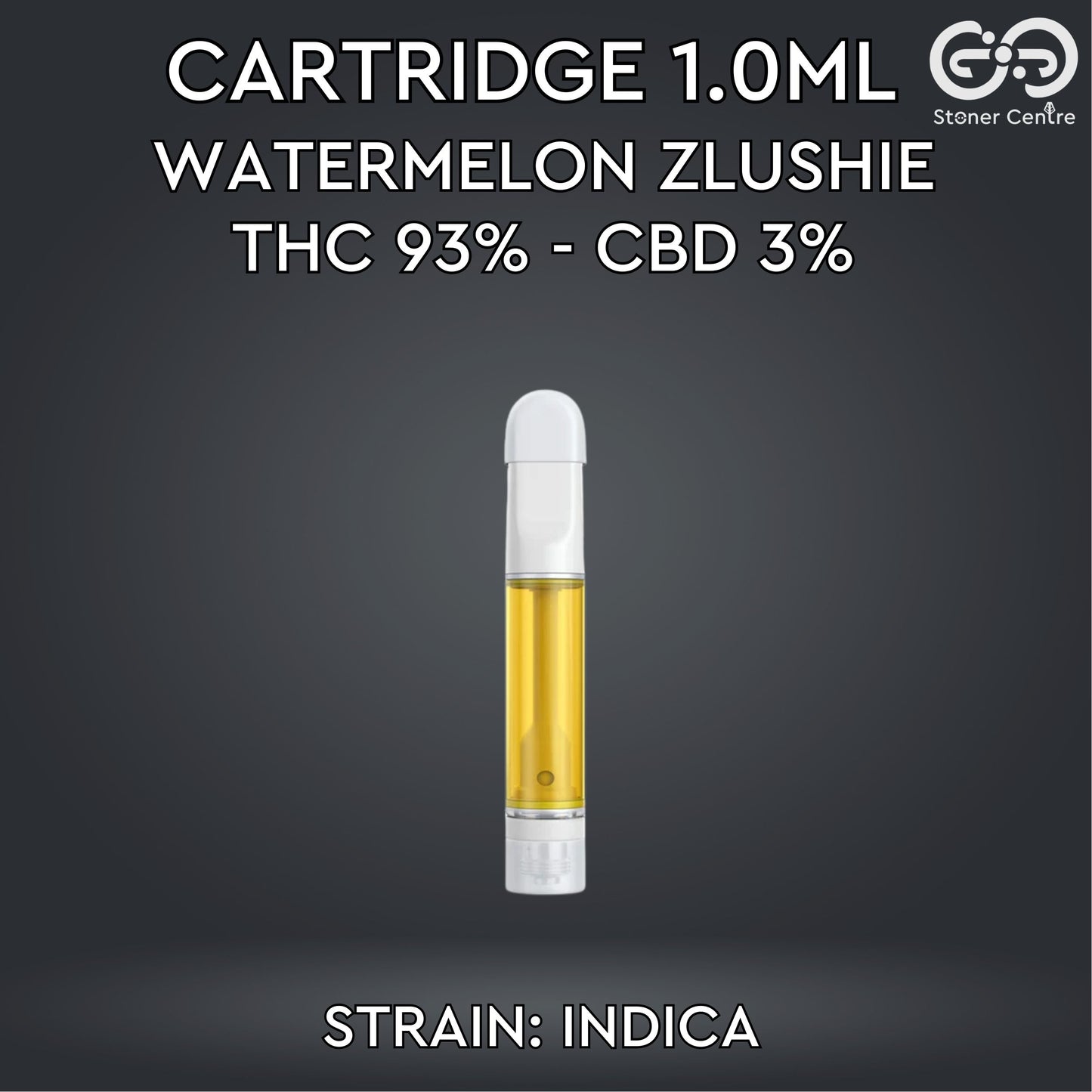 Cartridge 1.0ML | WATERMELON ZLUSHIE : INDICA (เฉพาะหัวคาร์ทไม่รวมแบต)
