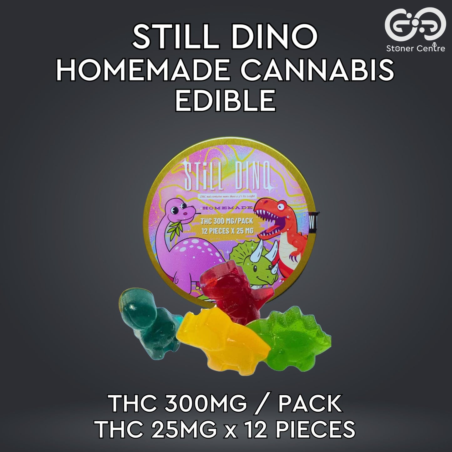 JELLY STILL DINO EDIBLES GUMMY INFUSED THC SNACK