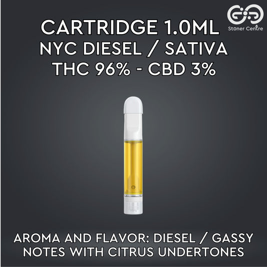 Cartridge 1.0ML | NYC DIESEL : SATIVA (เฉพาะหัวคาร์ทไม่รวมแบต)