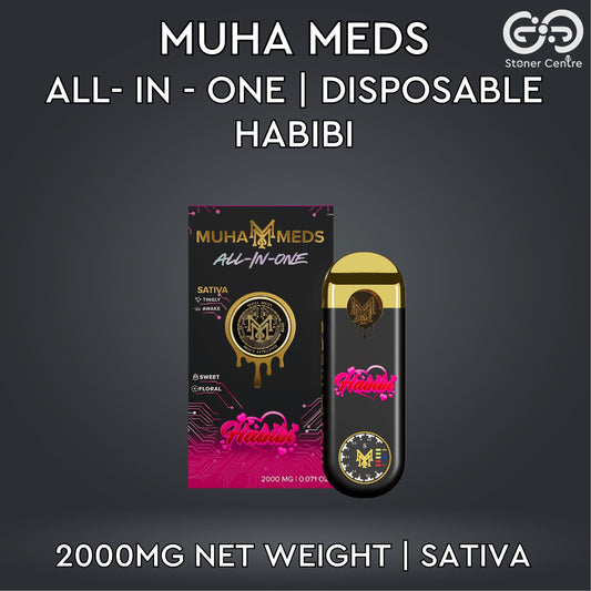 MUHA MEDS ALL - IN - ONE DISPOSABLE 2.0ML | HABIBI : SATIVA