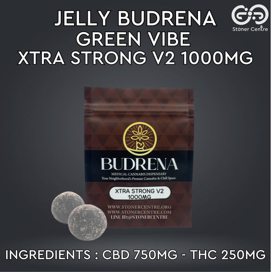JELLY BUDRENA GREEN VIBE | XTRA STRONG V2. 1000MG