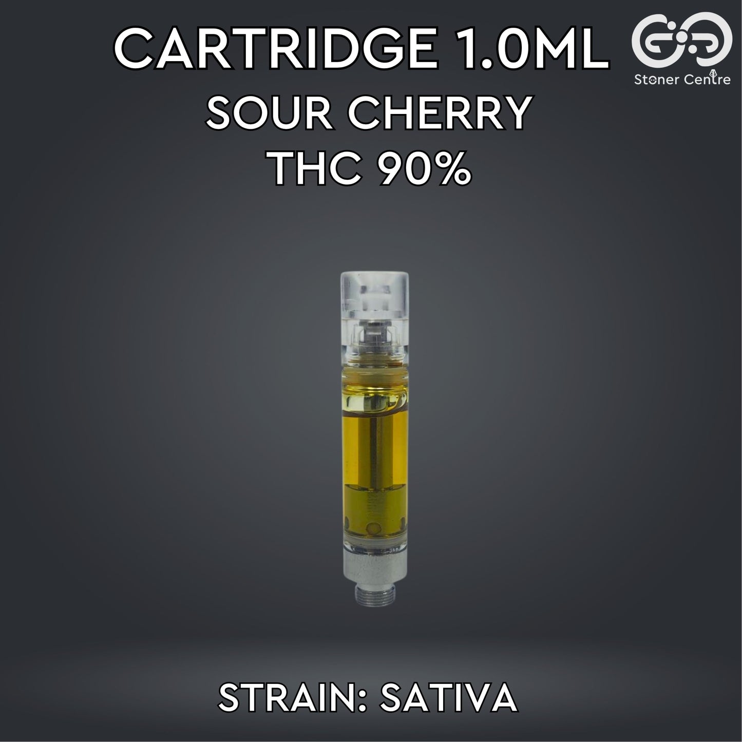 Cartridge 1.0ml | SOUR CHERRY : SATIVA (เฉพาะหัวคาร์ทไม่รวมแบต)