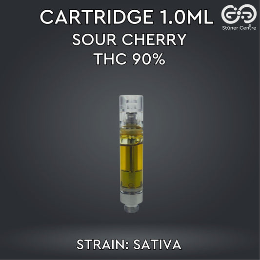 Cartridge 1.0ml | SOUR CHERRY : SATIVA (เฉพาะหัวคาร์ทไม่รวมแบต)