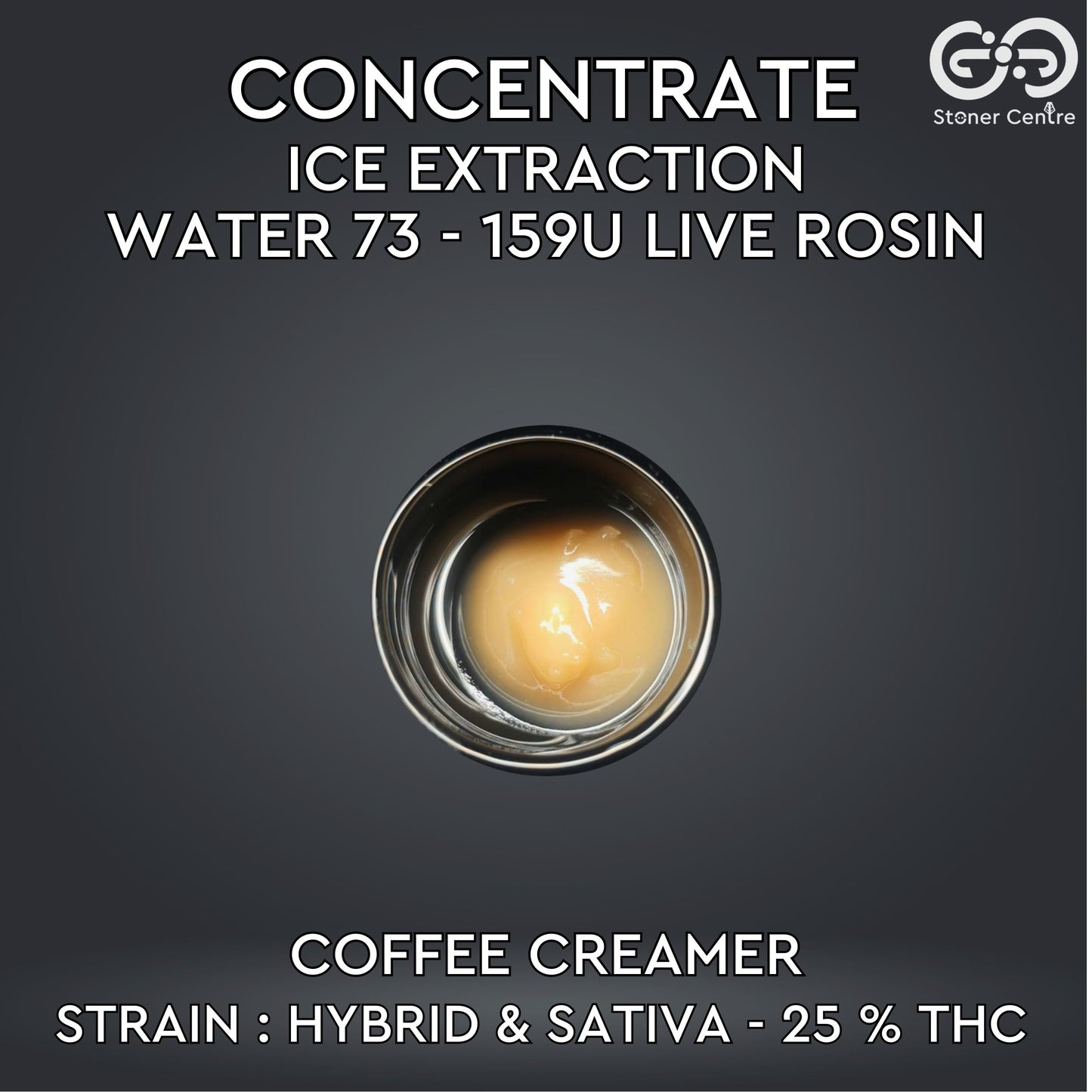 CONCENTRATE - ICE EXTRACTION WATER 73 - 159U LIVE ROSIN | COFFEE CREAMER