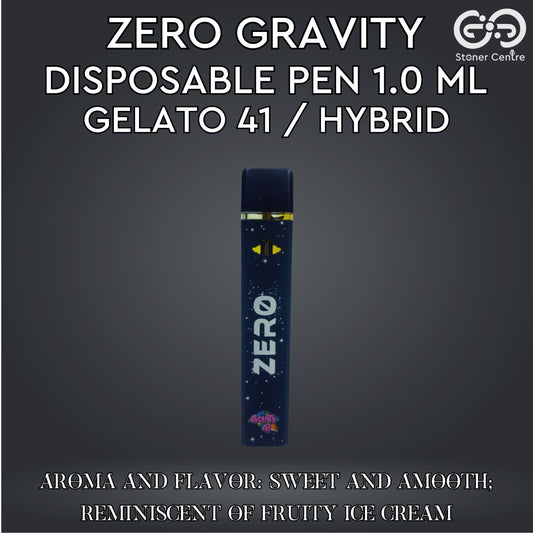 ZERO GRAVITY DISPOSABLE PEN 1.0ML | GELATO 41 : HYBRID
