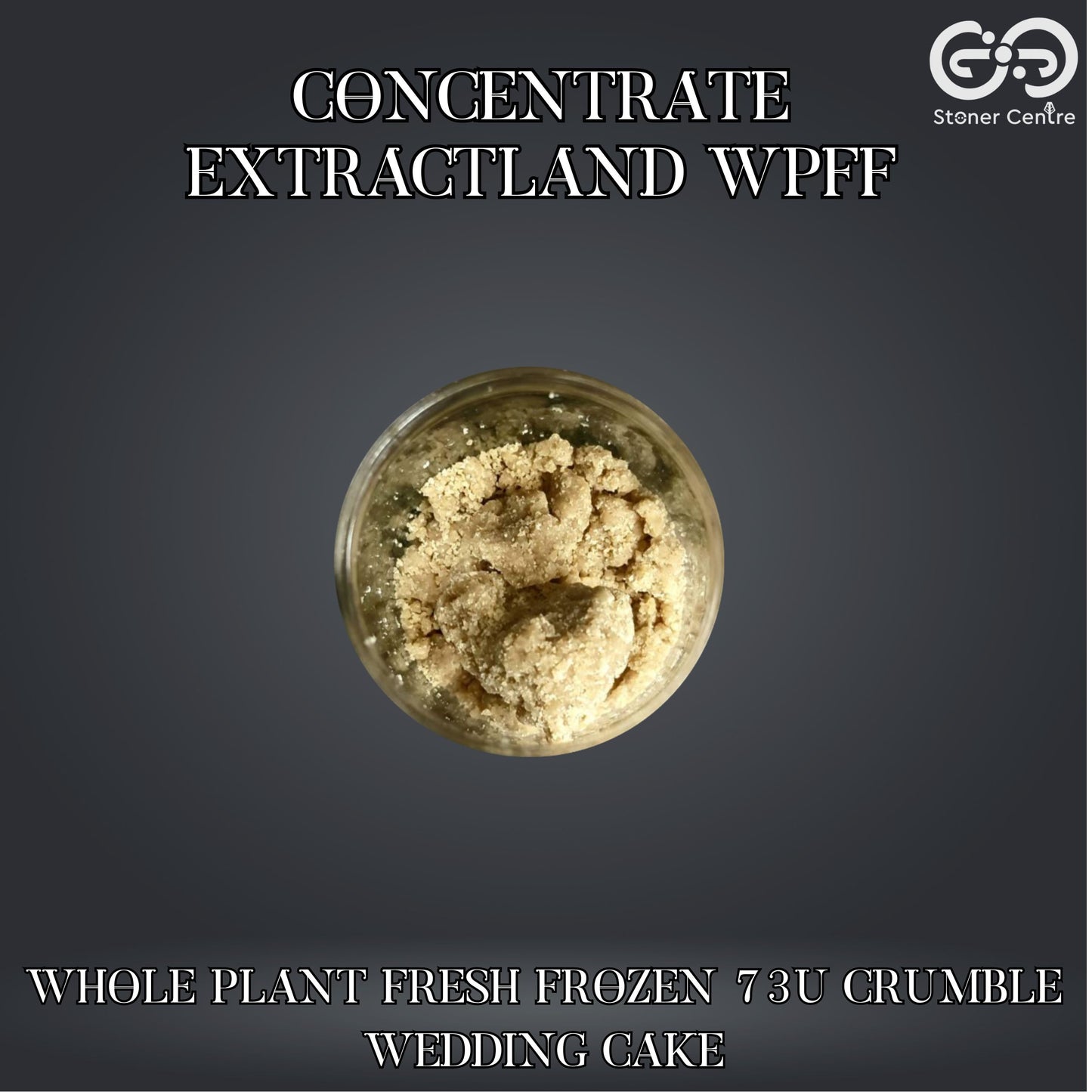 CONCENTRATE EXTRACTLAND WPFF (WHOLE PLANT FRESH FROZEN 73U CRUMBLE) - WEDDING CAKE