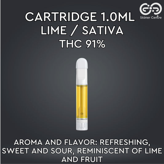 Cartridge 1.0ml | LIME : SATIVA (เฉพาะหัวคาร์ทไม่รวมแบต)