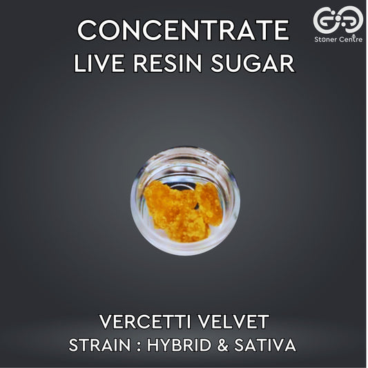 CONCENTRATE | LIVE RESIN SUGAR - VERCETTI VELVET