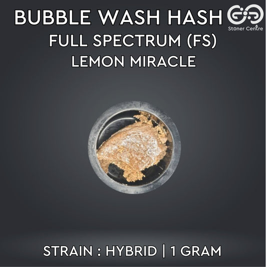 BUBBLE WASH HASH | FULL SPECTRUM (FS) - LEMON MIRACLE : HYBRID