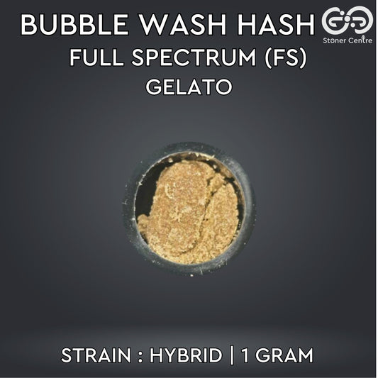 BUBBLE WASH HASH | FULL SPECTRUM (FS) - GELATO : HYBRID