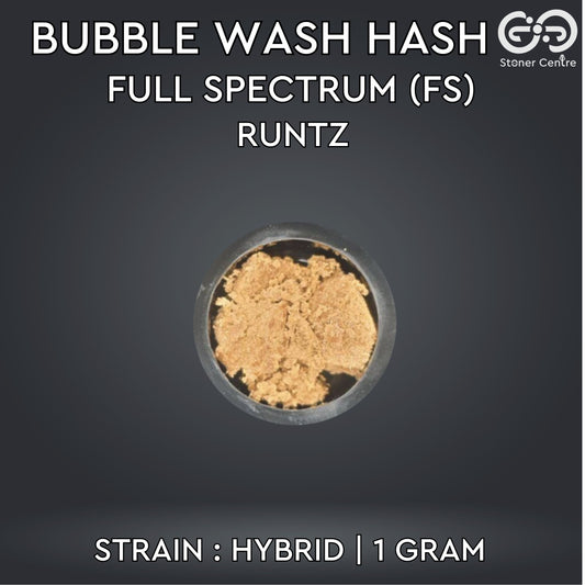 BUBBLE WASH HASH | FULL SPECTRUM (FS) - RUNTZ : HYBRID