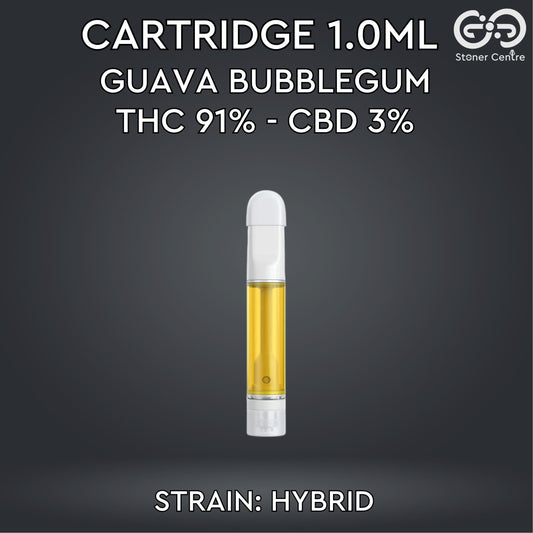 Cartridge 1.0ML | GUAVA BUBBLEGUM : HYBRID (เฉพาะหัวคาร์ทไม่รวมแบต)