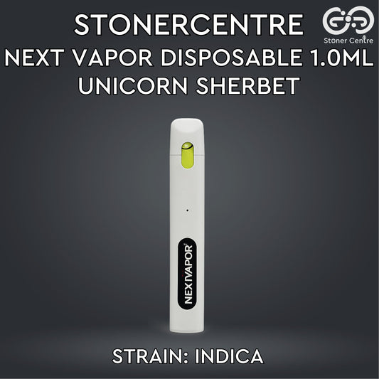 STONERCENTRE | NEXT VAPOR DISPOSABLE 1.0ML | UNICORN SHERBET - INDICA