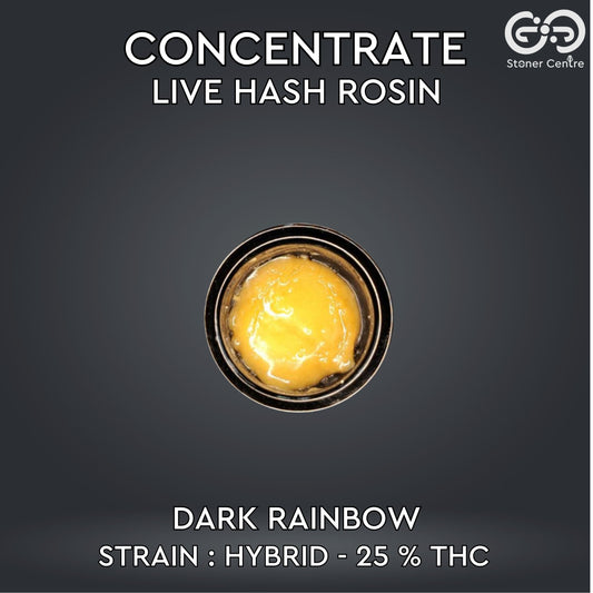 CONCENTRATE LIVE HASH ROSIN | DARK RAINBOW