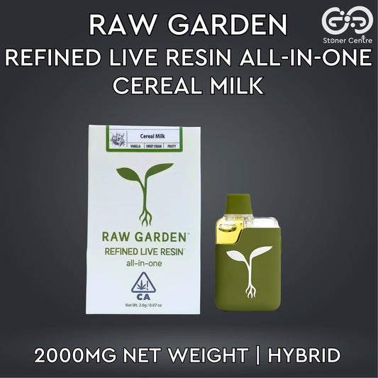 RAW GARDEN - REFINED LIVE RESIN ALL-IN-ONE 2.0ML | CEREAL MILK : HYBRID