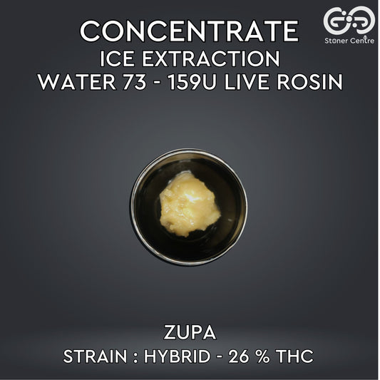 CONCENTRATE - ICE EXTRACTION WATER 73 - 159U LIVE ROSIN | ZUPA