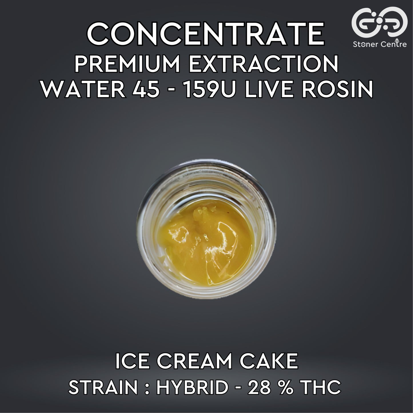 CONCENTRATE - PREMIUM EXTRACTION WATER 45 - 159U LIVE ROSIN | FS TIER 2 - ICE CREAM CAKE