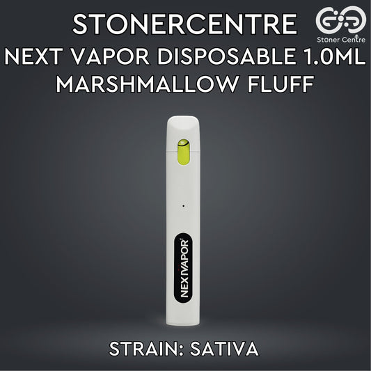 STONERCENTRE | NEXT VAPOR DISPOSABLE 1.0ML | MARSHMALLOW FLUFF - SATIVA