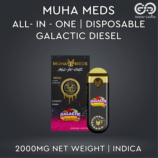 MUHA MEDS ALL - IN - ONE DISPOSABLE 2.0MG | GALACTIC DIESEL : INDICA