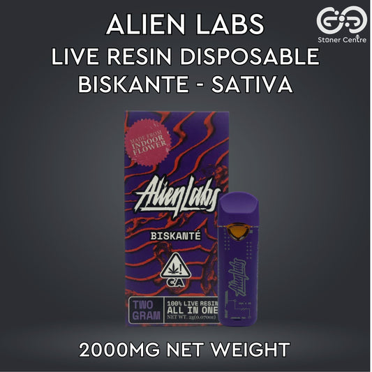 ALIEN LABS LIVE RESIN DISPOSABLE | BISKANTE : SATIVA