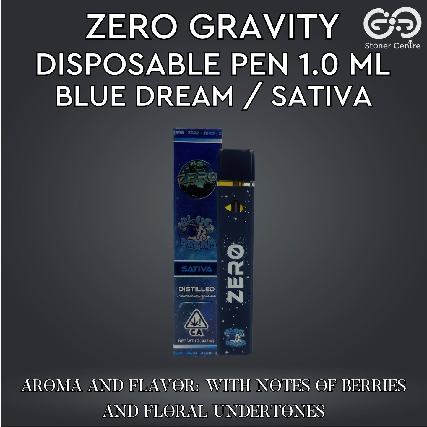 ZERO GRAVITY DISPOSABLE PEN 1.0ML | BLUE DREAM : SATIVA
