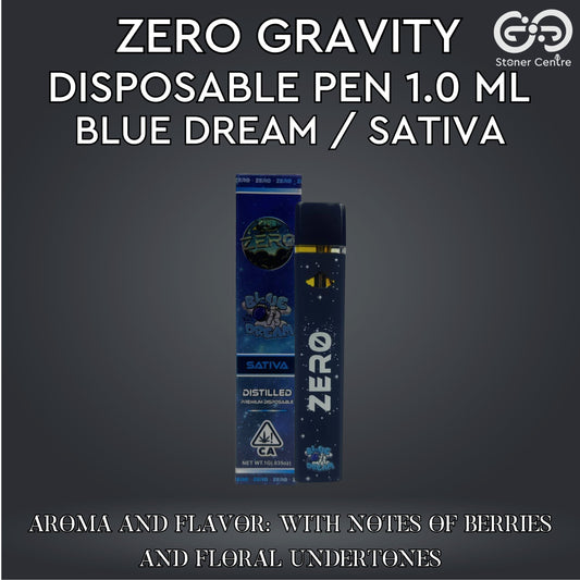 ZERO GRAVITY DISPOSABLE PEN 1.0ML | BLUE DREAM : SATIVA