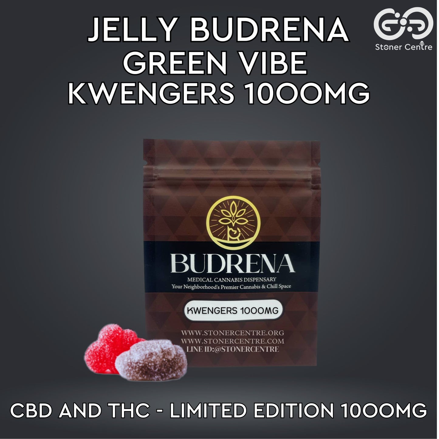 JELLY BUDRENA GREEN VIBE | KWENGERS 10OOMG