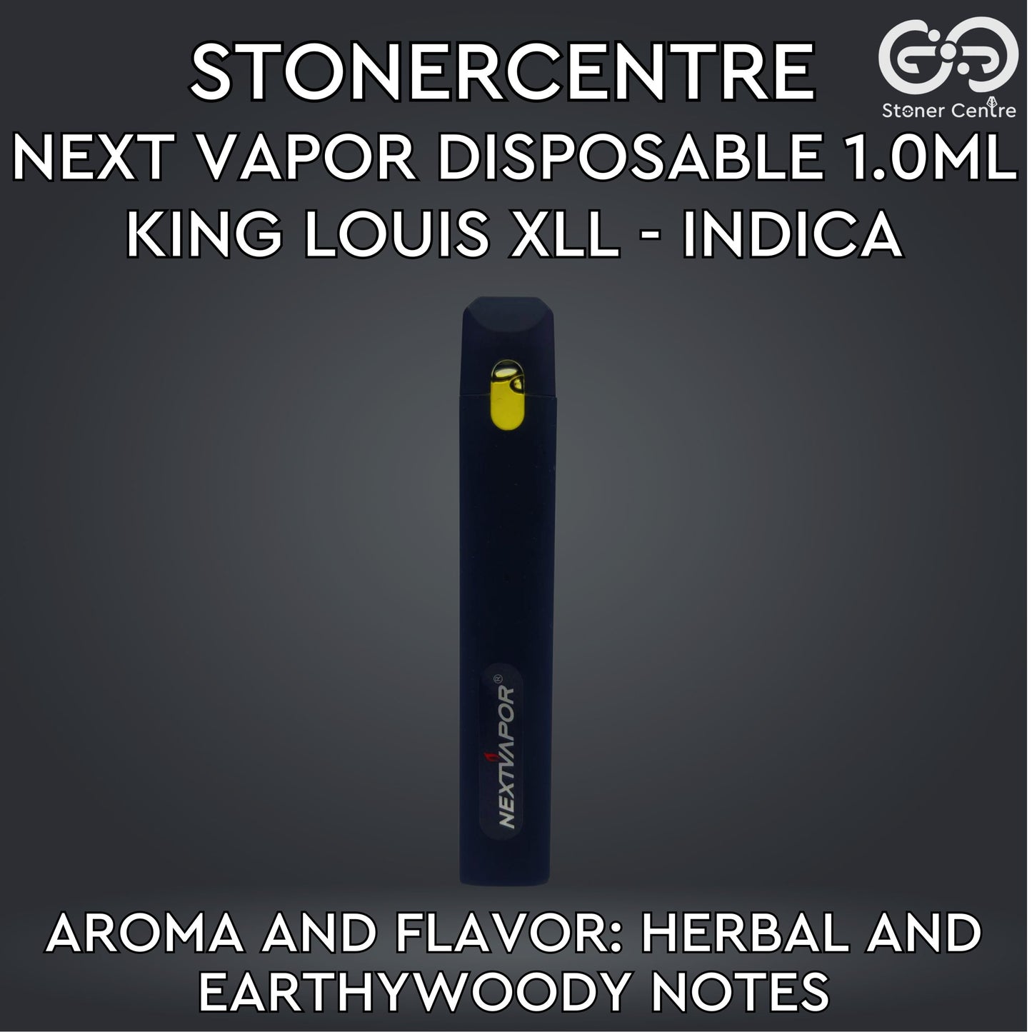 STONERCENTRE | NEXT VAPOR DISPOSABLE 1.0ML | KING LOUIS XIII - INDICA