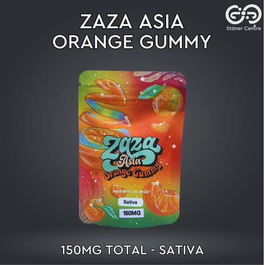 JELLY ZAZA ASIA | ORANGE GUMMY 150MG EDIBLES GUMMY INFUSED THC SNACK