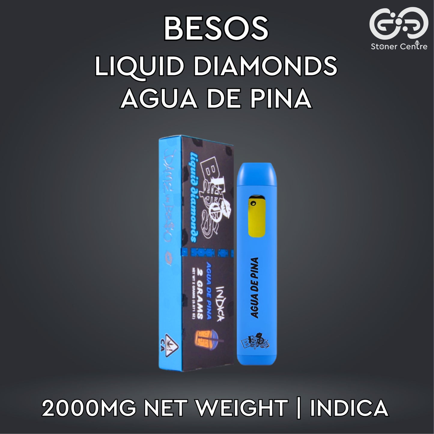 BESOS - LIQUID DIAMONDS 2.0ML | AGUA DE PINA : INDICA
