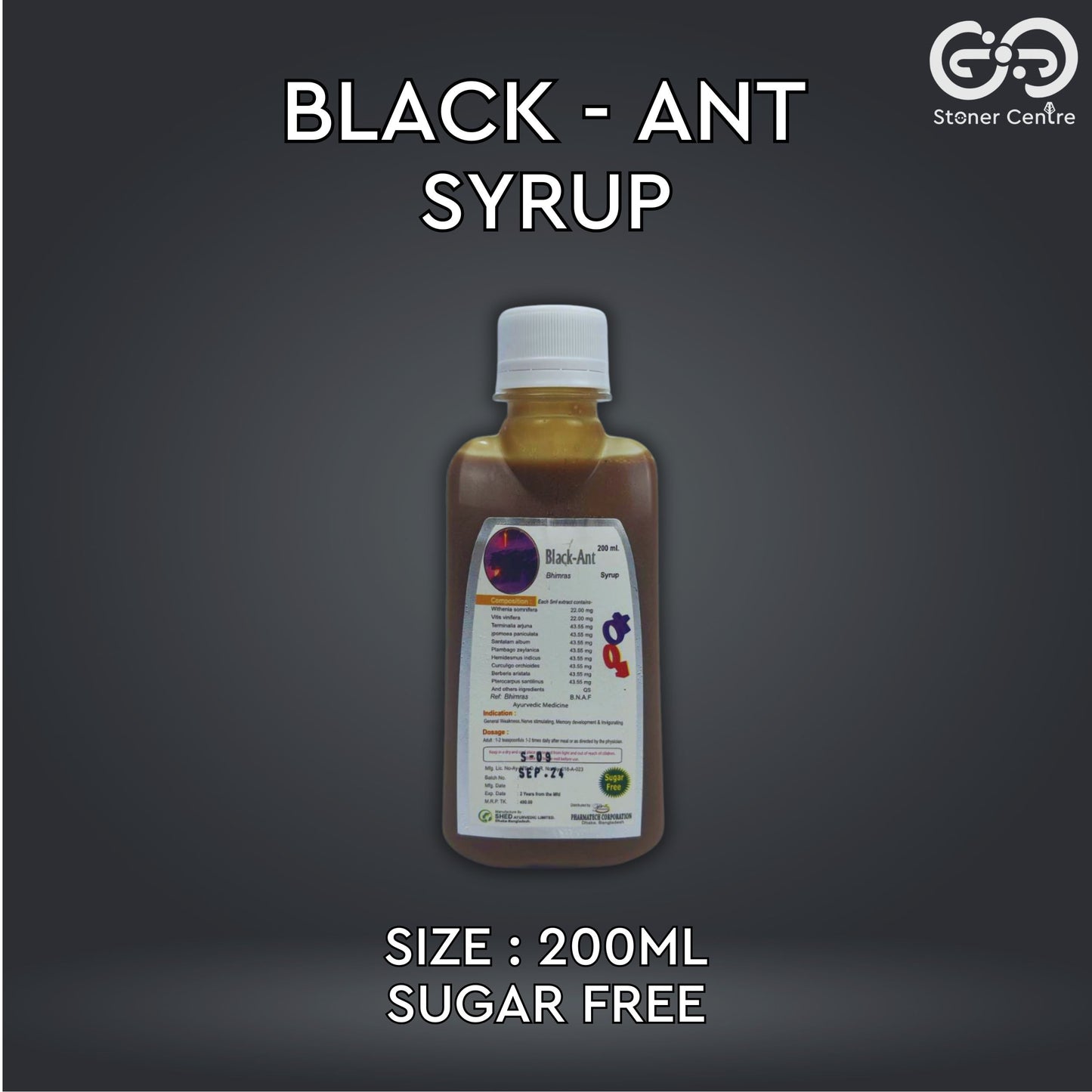 BLACK ANT SYRUP 200ML