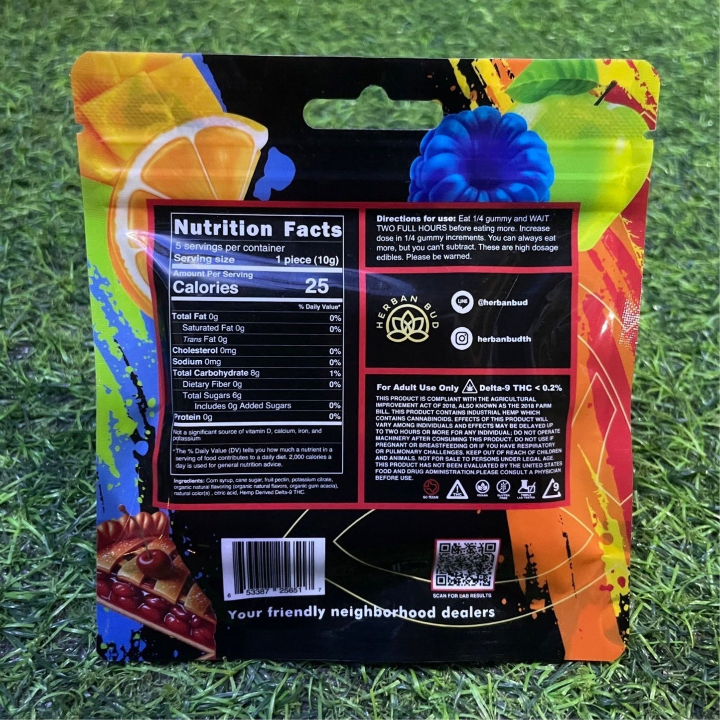 Jelly | Herban Bud Mixed Fruit Edibles gummy infused thc snack