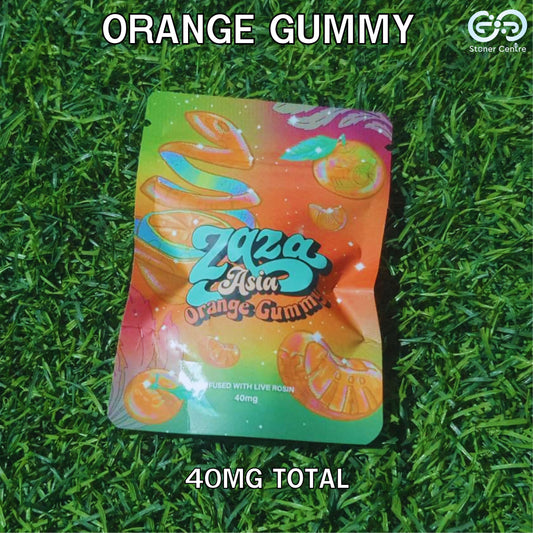 Jelly | Zaza Asia Orange Gummy Edibles gummy infused thc snack