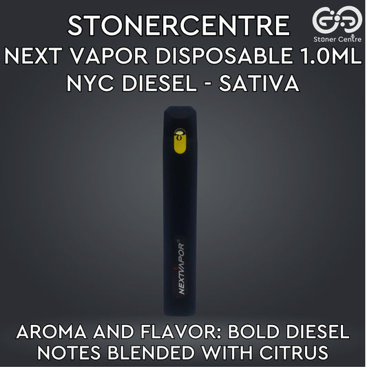 STONERCENTRE | NEXT VAPOR DISPOSABLE 1.0ML | NYC DIESEL - SATIVA