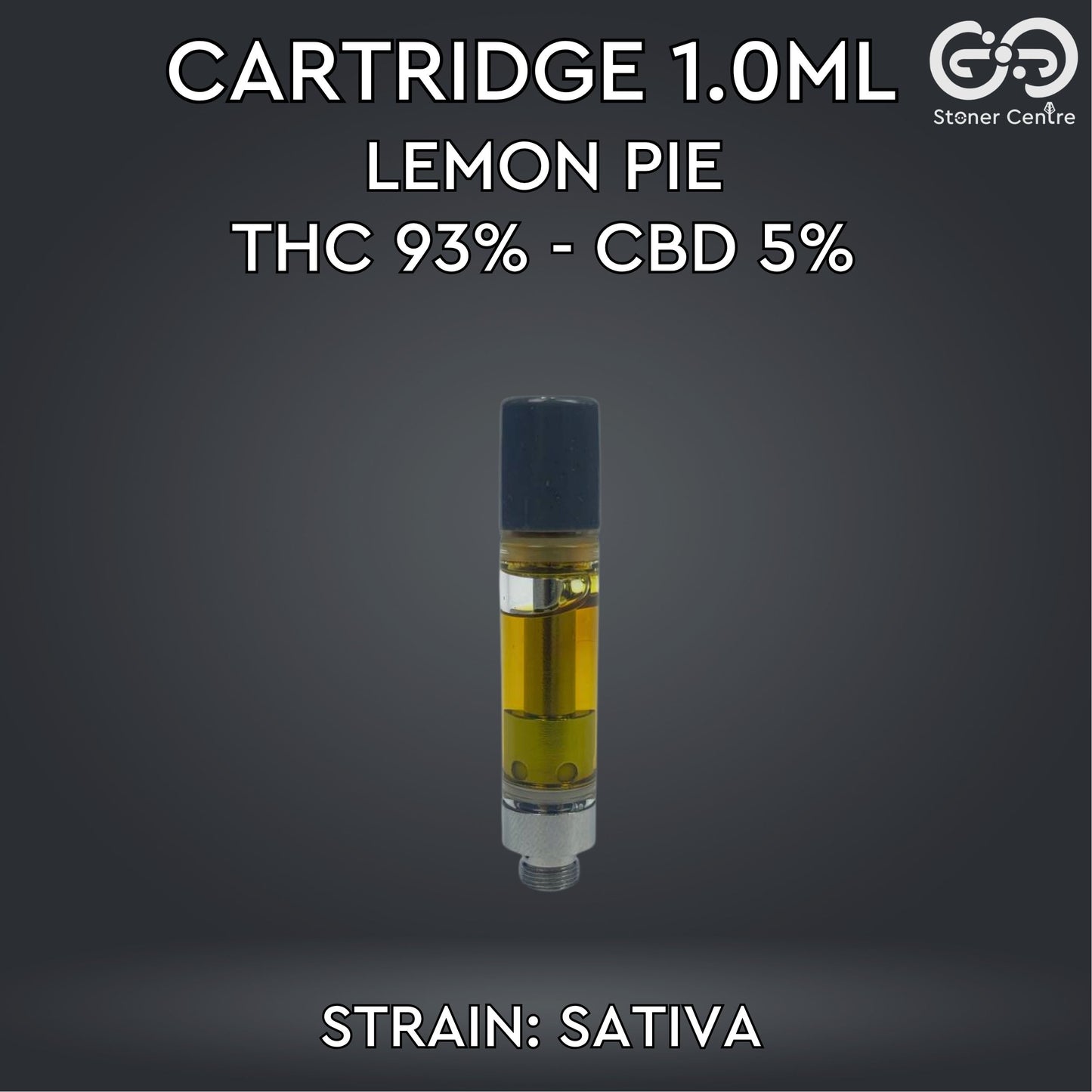 Cartridge 1.0ml | LEMON PIE / SATIVA (เฉพาะหัวคาร์ทไม่รวมแบต)