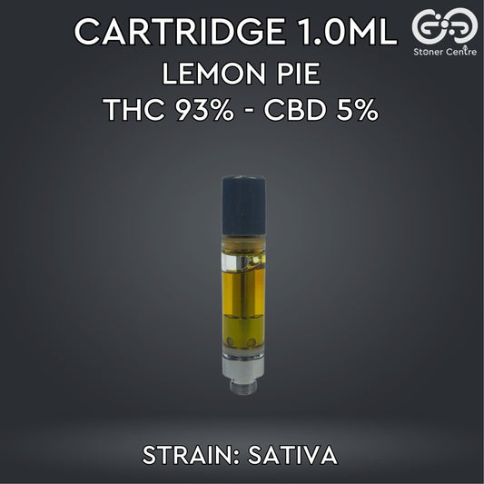 Cartridge 1.0ml | LEMON PIE / SATIVA (เฉพาะหัวคาร์ทไม่รวมแบต)