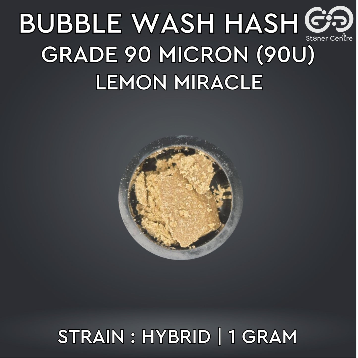 BUBBLE WASH HASH | GRADE 90 MICRON (90U) - LEMON MIRACLE : HYBRID
