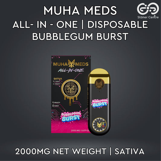 MUHA MEDS ALL - IN - ONE DISPOSABLE 2.0ML | BUBBLEGUM BURST : SATIVA